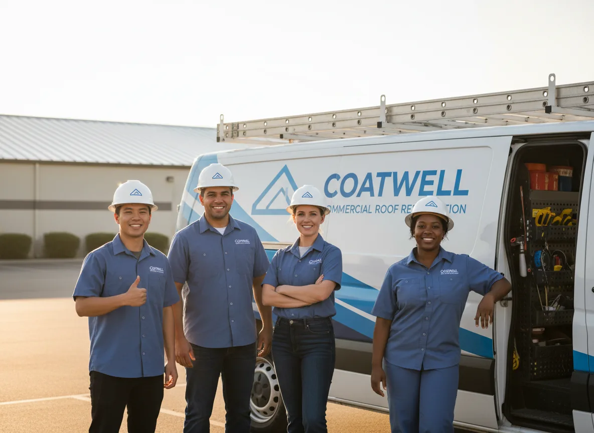 Commercial roof coating company in Rose Hill, KS